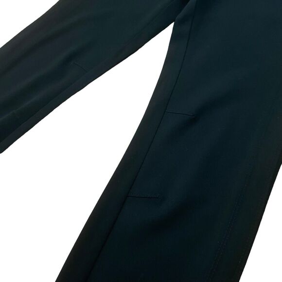 New York & Co 7th Avenue Black Skinny Stretchy Pants Women's Size 4 Bottom Slit - Picture 3 of 11